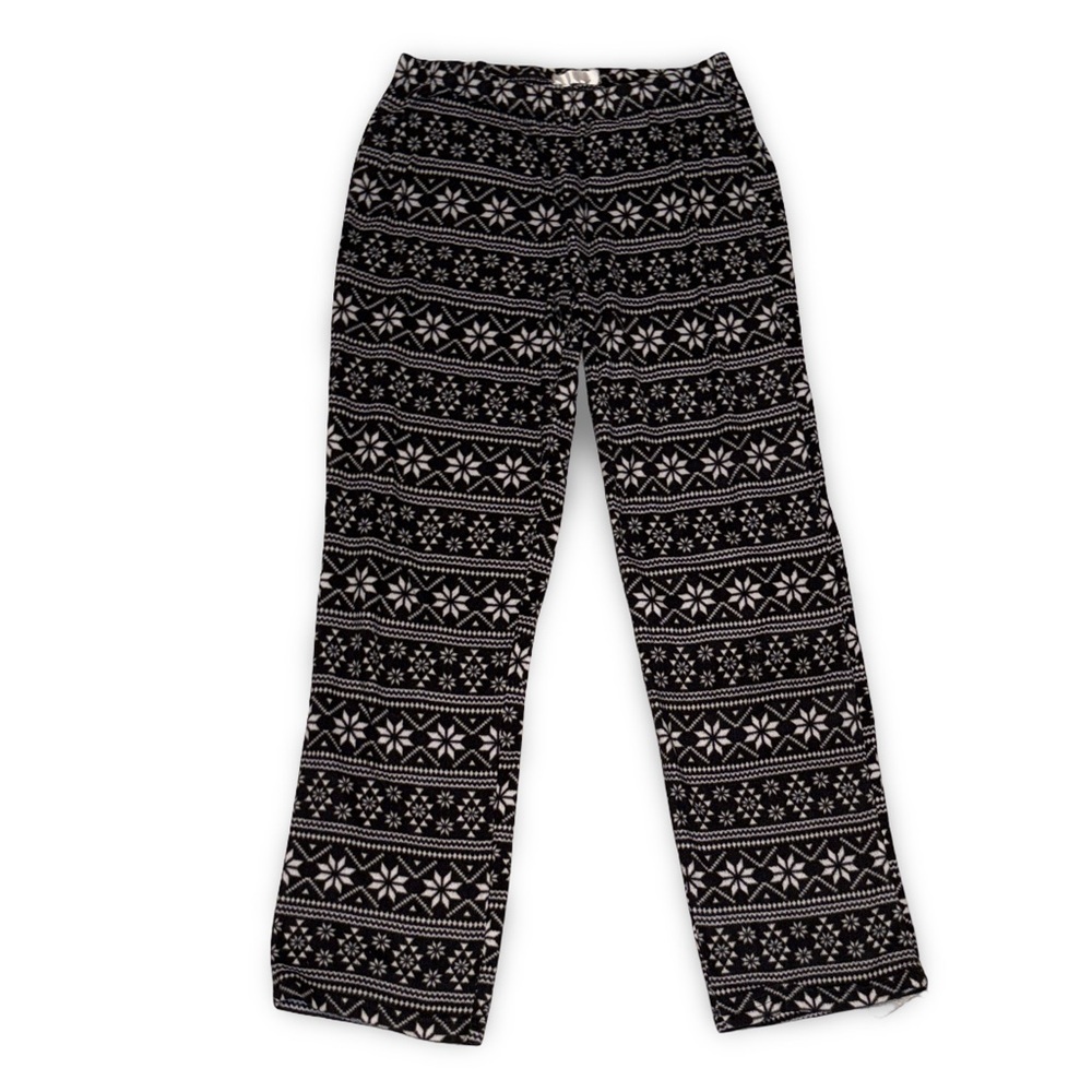 Snowflake Fleece Pajama Pants | Size M